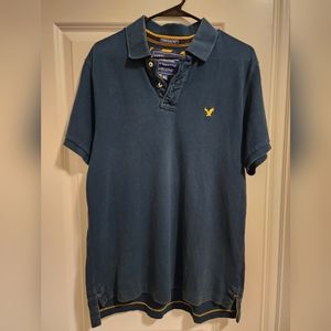 Men's American Eagle L Vintage Fit Blue Polo